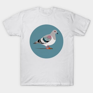 Pigeon Illustration - Cute lil bird T-Shirt